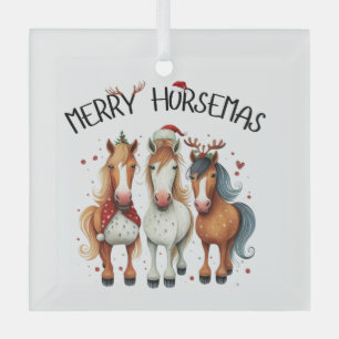 Adorno De Cristal Navidades Caballo Navidades de Jerez
