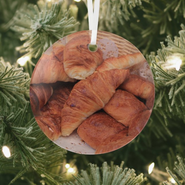 Adorno De Cristal Navidades Croissants (in situ)