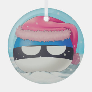 Adorno De Cristal Navidades de fútbol rural de Estonia