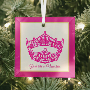 Adorno De Cristal Navidades de icónico concurso americano de vidrio 