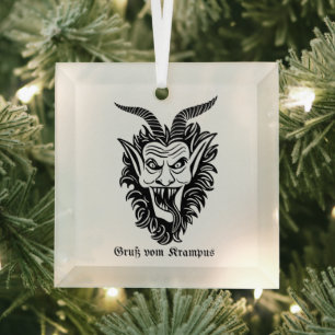 Adorno De Cristal Navidades de Krampus