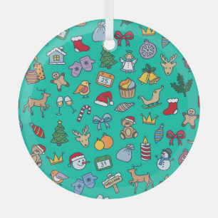 Adorno De Cristal Navidades De La Mano Derramada: Festividad Sin Mar