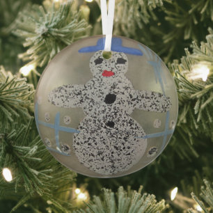 Adorno De Cristal Navidades de Vintage Mercury Glass Ball Mistletoe