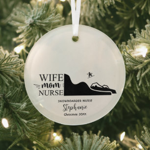 Adorno De Cristal Navidades decoran regalo para enfermera que se des