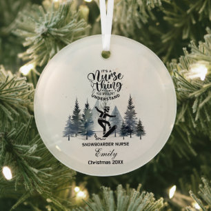 Adorno De Cristal Navidades decoran regalo para enfermera que se des