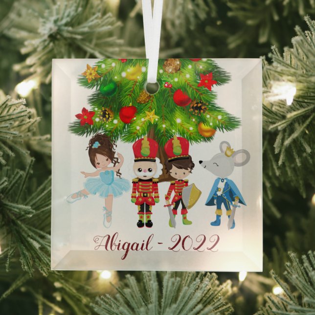 Adorno De Cristal Navidades del Ballet King de Ratón, Clara (in situ)