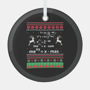 ADORNO DE CRISTAL NAVIDADES MATH