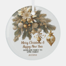 Adorno De Cristal Navidades personalizables