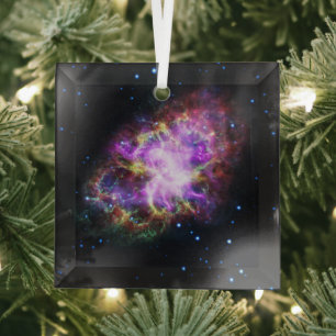 Adorno De Cristal Nebulosa del Cangrejo Resto de Supernova Compuesto