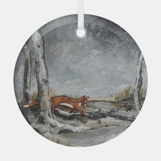 Adorno De Cristal Nieve en la nieve