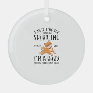 Adorno De Cristal No soy un chiíta, sí, mi mamá dijo que era un bebé