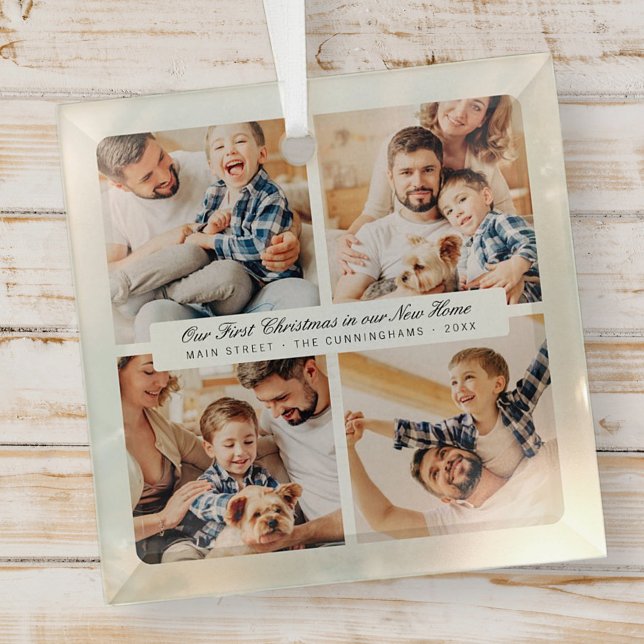 Adorno De Cristal Nuestra Primera Navidad En Nuestro Nuevo Hogar Mod (Subido por el creador)