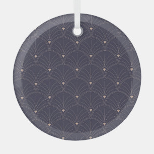 Adorno De Cristal Nuevo arte elegante, patrón minimalista.