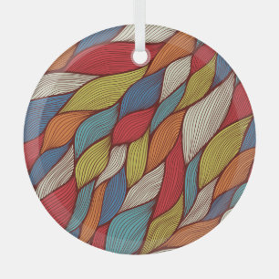 Adorno De Cristal Ondas De Mano: Resumen De Fondo Sin Marea.