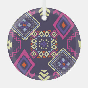 Adorno De Cristal Origen geométrico primitivo, étnico tribal.