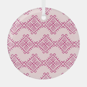 Adorno De Cristal Origen tribal: abstracto decorativo vintage.