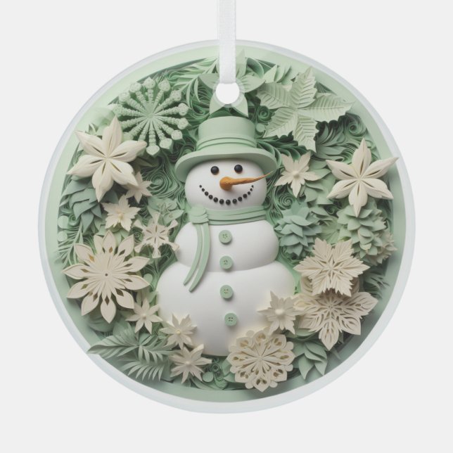 Adorno De Cristal Ornaments (Anverso)