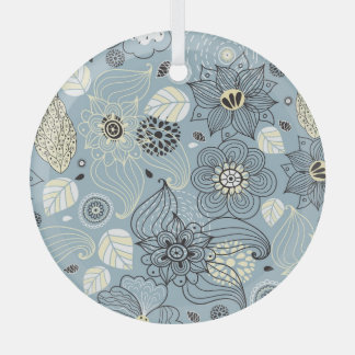 Adorno De Cristal Otoño floral: Elegante diseño estacional