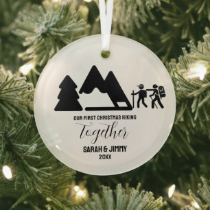 Adorno De Cristal Pareja al aire libre de Black Mountain Adventure n