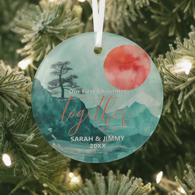 Adorno De Cristal Pareja al aire libre Green Mountain Adventure navi (in situ)