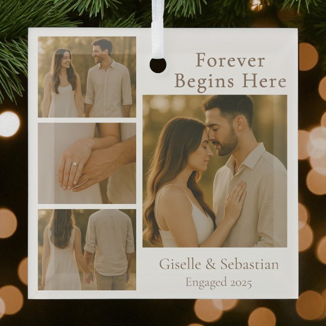 Adorno De Cristal Participación 4 Navidades de Collage de fotos (Subido por el creador)