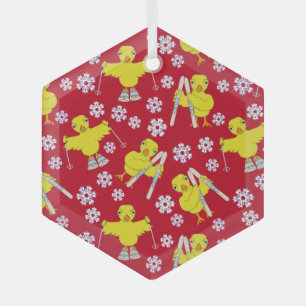 Adorno De Cristal Patrón de patinaje aéreo