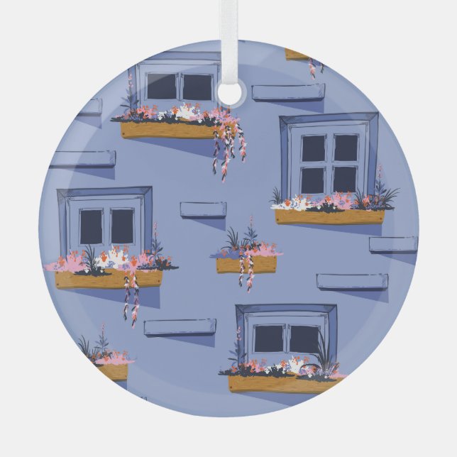 Adorno De Cristal Patrón de verano de Guay Wall Windows (Anverso)