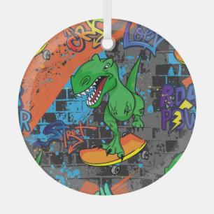 Adorno De Cristal Patrón sin inconvenientes del tablero de esquí de 