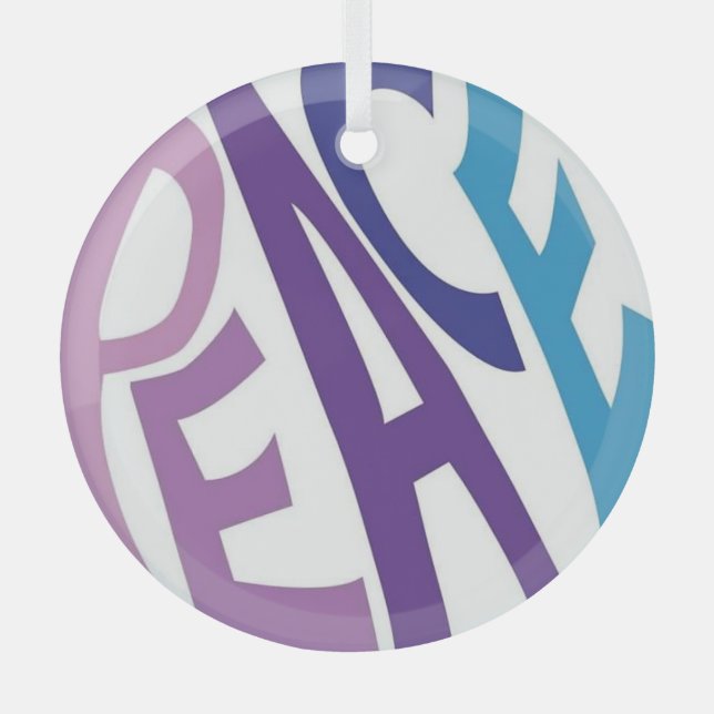 ADORNO DE CRISTAL PAZ (Anverso)