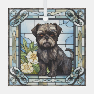 Adorno De Cristal Perro Affenpinscher