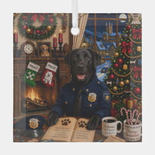 Adorno De Cristal Perro Labrador Retriever Fiesta