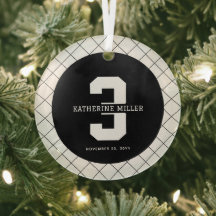 Personalizado 3 cumpleaños moderno y elegante