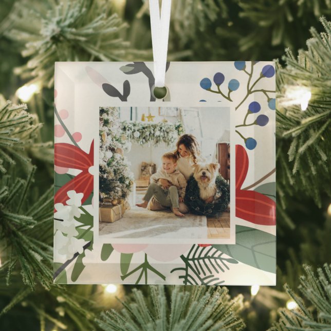 Adorno De Cristal Personalizado de fotos Navidades personalizados (in situ)