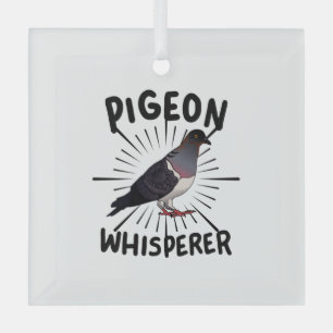 Adorno De Cristal Pigeon - Pigeon Whisper