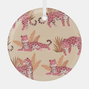 Adorno De Cristal Pink Jaguar: La ventisca inmaculada