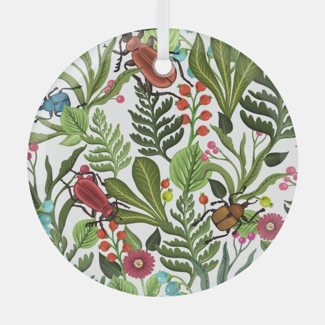 Adorno De Cristal Plantas e insectos decorativos: diseño sin inconve (Anverso)