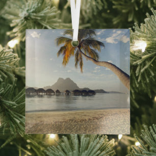 Adorno De Cristal Playas tropicales   Casas de playa, Bora Bora