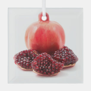 Adorno De Cristal Pomegranada