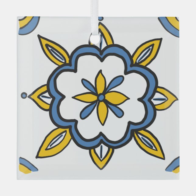 ADORNO DE CRISTAL PORTUGAL TILES (Anverso)