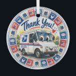 Adorno De Cristal Postal Workers Appreciation<br><div class="desc">Postal Workers Appreciation</div>
