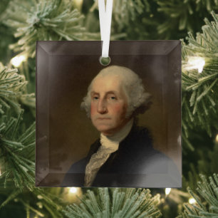 Adorno De Cristal Presidente estadounidense George Washington, Stuar