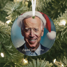 Presidente Joe Biden y Santa Hat