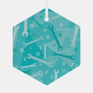 Adorno De Cristal Pulseras, tuercas y pernos