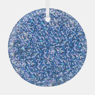 Adorno De Cristal Purpurina azul: brillante fondo abstracto