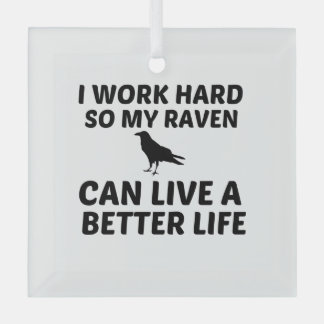 ADORNO DE CRISTAL RAVEN TRABAJA MEJOR VIDA