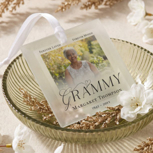 Adorno De Cristal Recuerdo de Foto Memorial Grammy In Memoriam