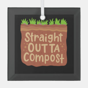 Adorno De Cristal Regalo de compost para jardín