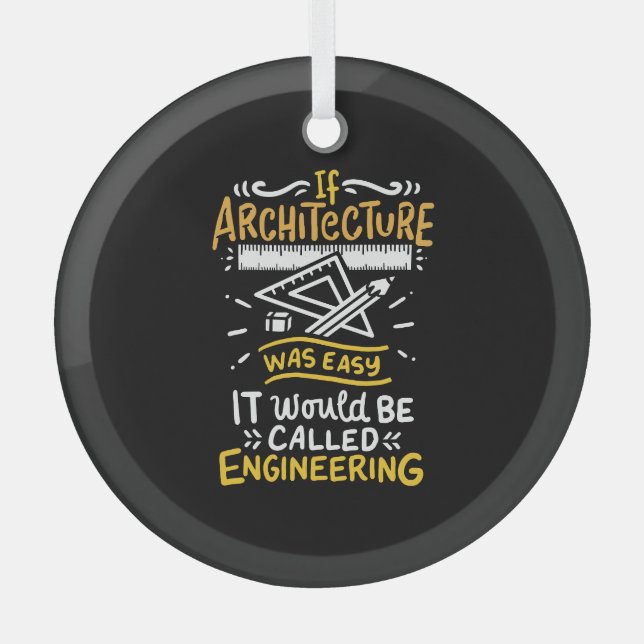 Adorno De Cristal Regalos de arquitectos (Anverso)