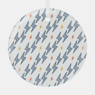 Adorno De Cristal Relámpago de pernos sin soldadura