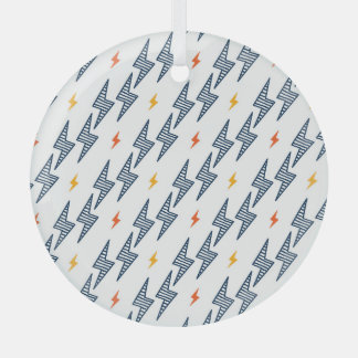 Adorno De Cristal Relámpago de pernos sin soldadura